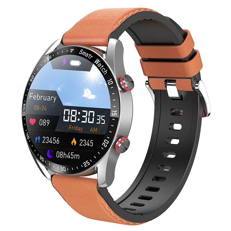 HW20 Smart Watch ECG+PPG Business Stainless Steel Strap 1.46 Large Screen Bluetooth Call Smart Watch